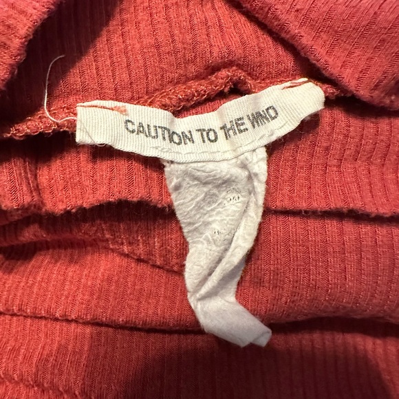 Caution To The Wind Small High Neck Long Sleeve Top - Picture 3 of 3